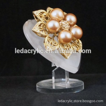 Acrylic perspex brooch/pin earrings display stand